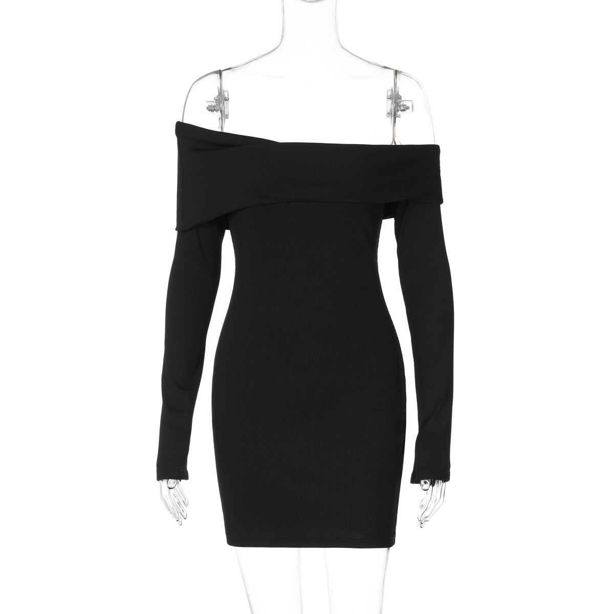 Marina One Shoulder Knit Mini Dress