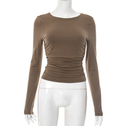 Aamina Long Sleeve Fitted Top