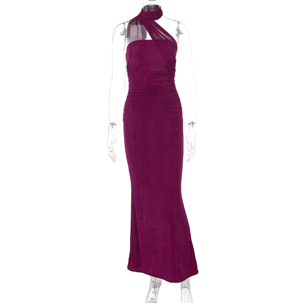 Leilani Ruched Bodycon Maxi Dress
