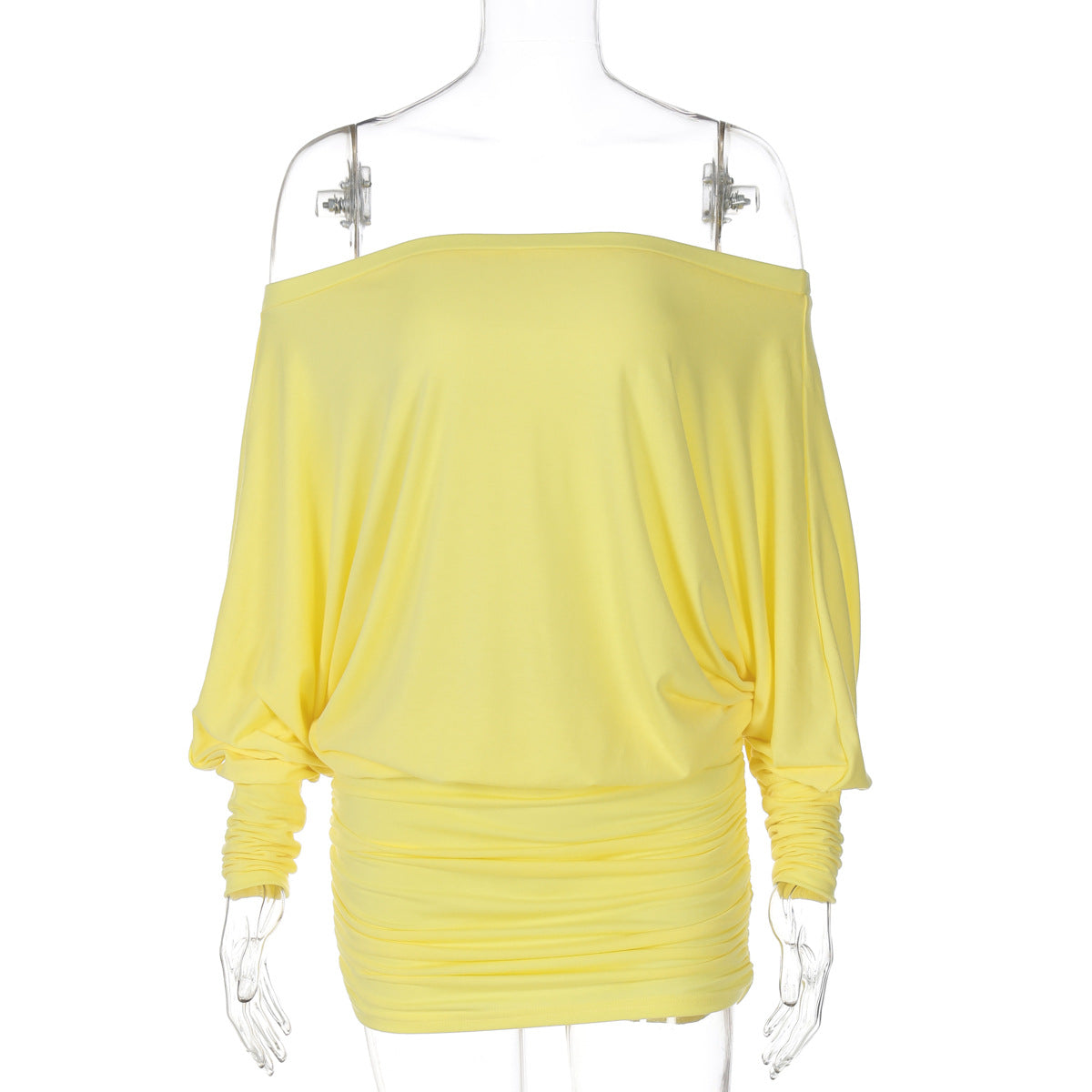 Aaliya Off Shoulder Ruched Mini Dress