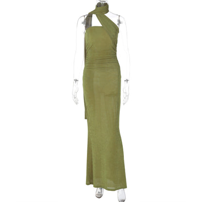 Leilani Ruched Bodycon Maxi Dress