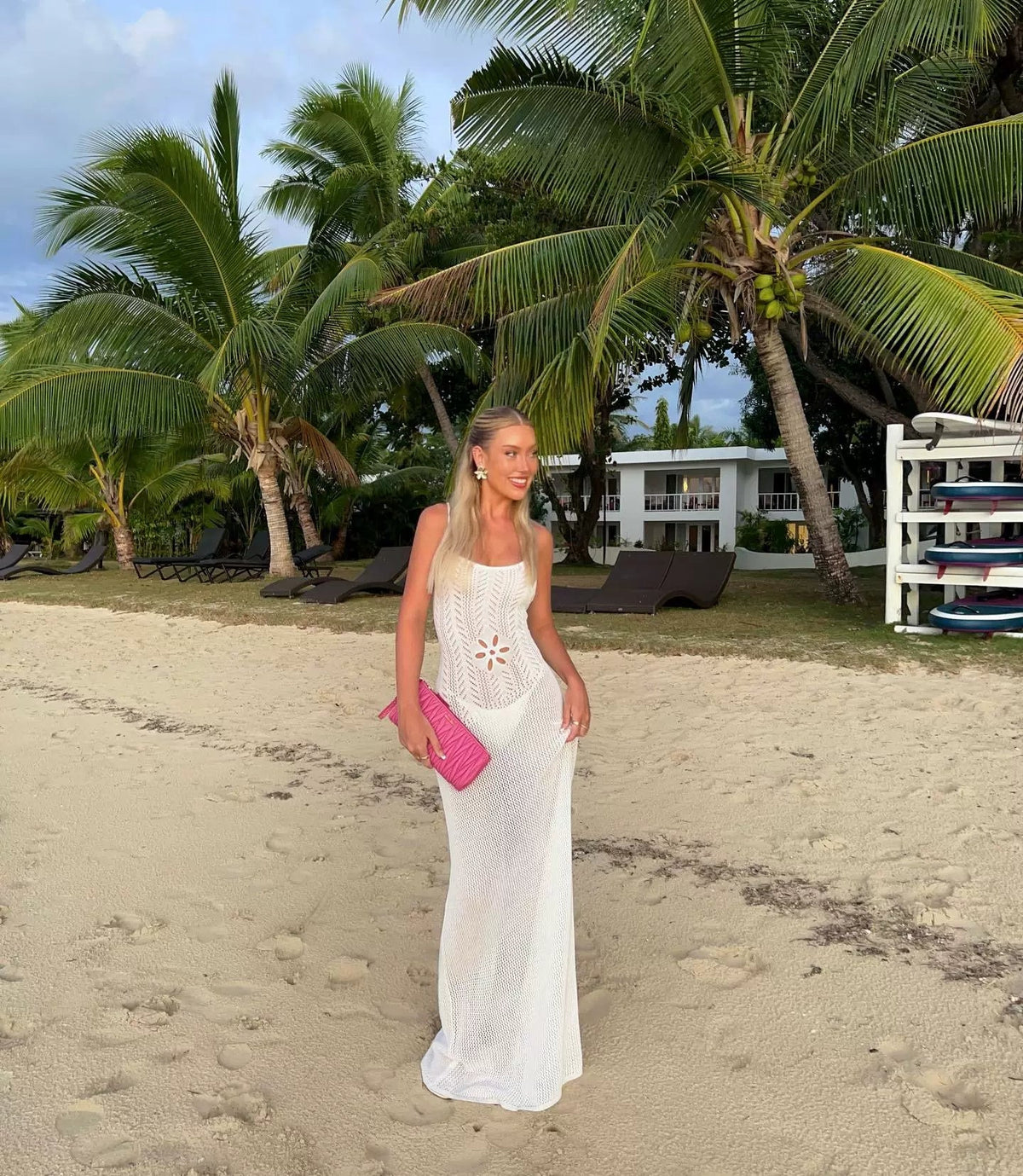 Romina Crochet Maxi Dress