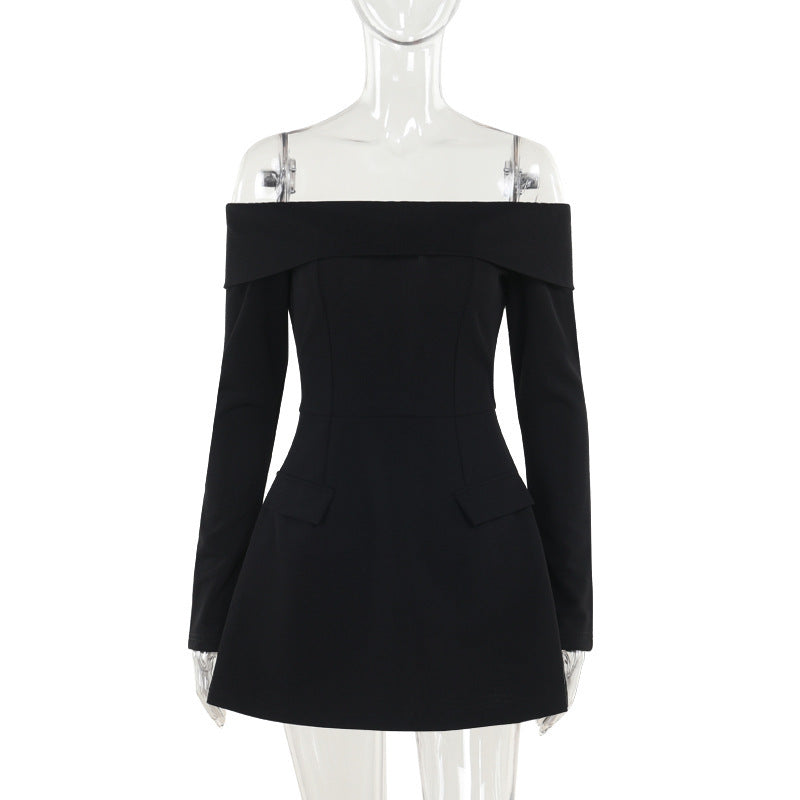Off Shoulder Smocked Tiered Mini Dress
