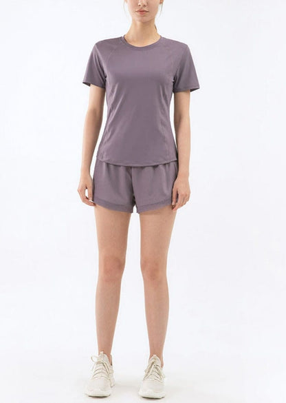 Slim Fit Mesh Back Panel Tee