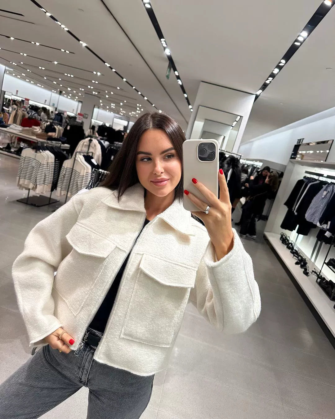 Jesse Wool Zip Jacket