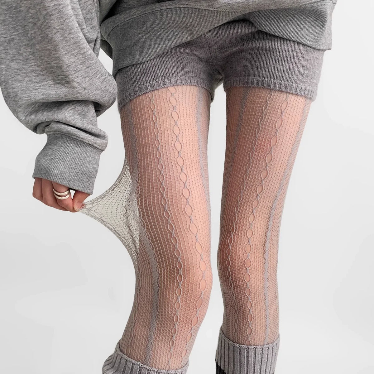 Rylan Chain Pattern Stocking Set