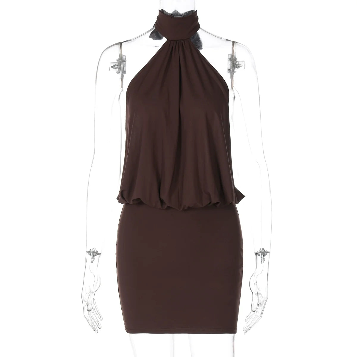 Keya Backless Halter Dress