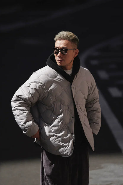 Short Double-Sided Down Jacket