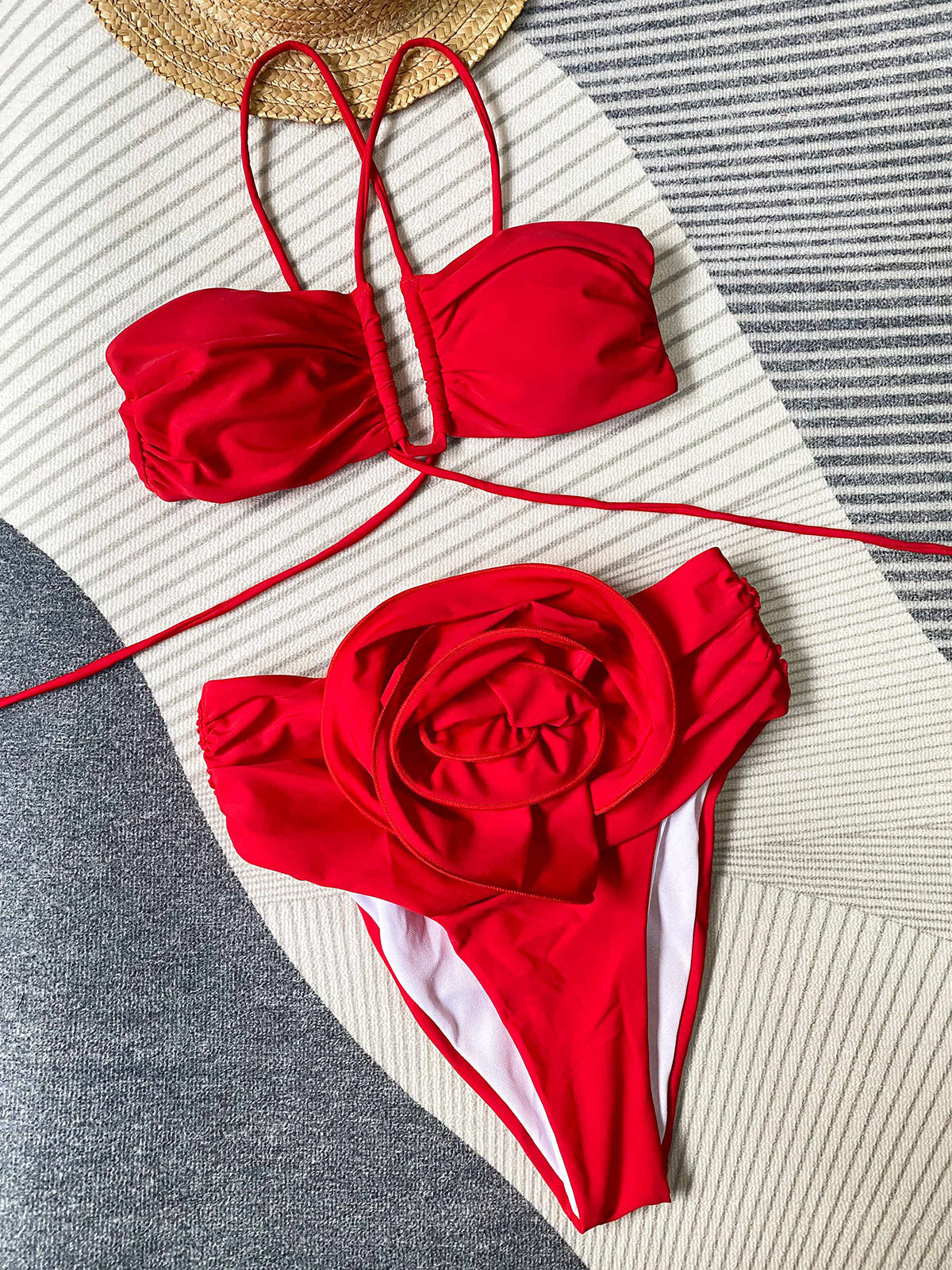 Amy High-Waist Bikini Set
