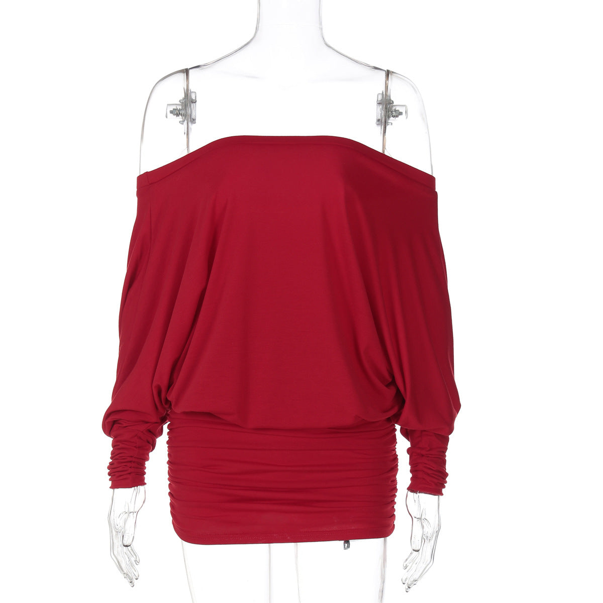 Aaliya Off Shoulder Ruched Mini Dress