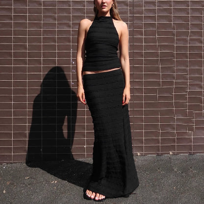 Connor Halter Midi Skirt Set