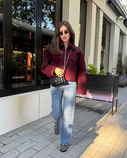 Jesse Wool Zip Jacket