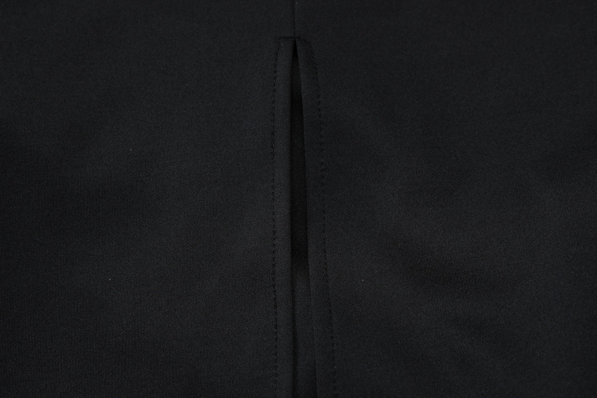 Deep V Neck Sheer Mesh Ruched Panel Sleeveless Maxi Dress