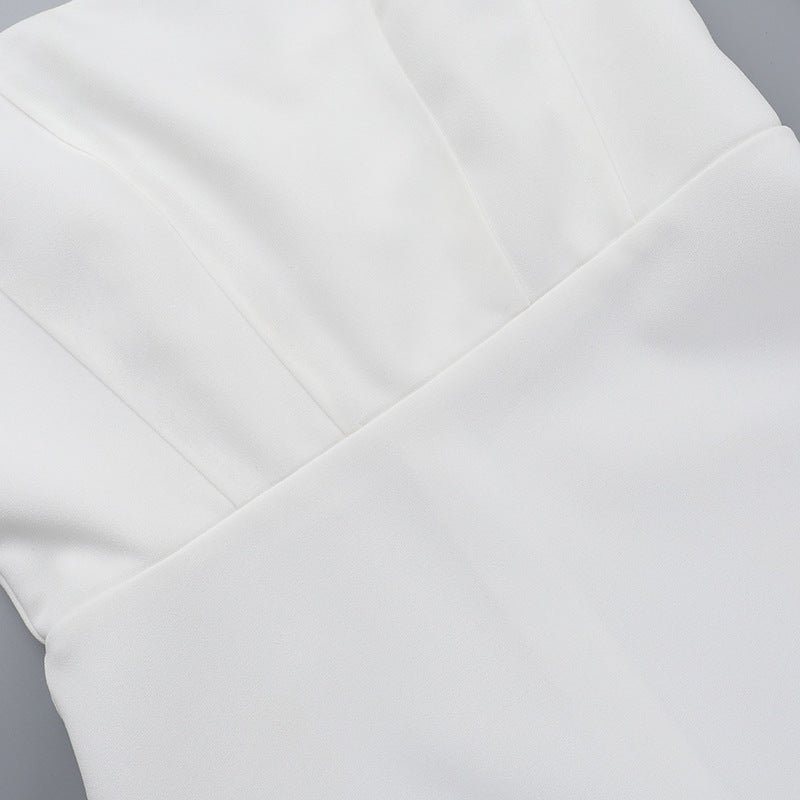 Off Shoulder Corset Bell Sleeve A Line Mini Dress
