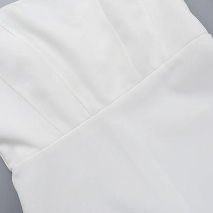 Off Shoulder Corset Bell Sleeve A Line Mini Dress