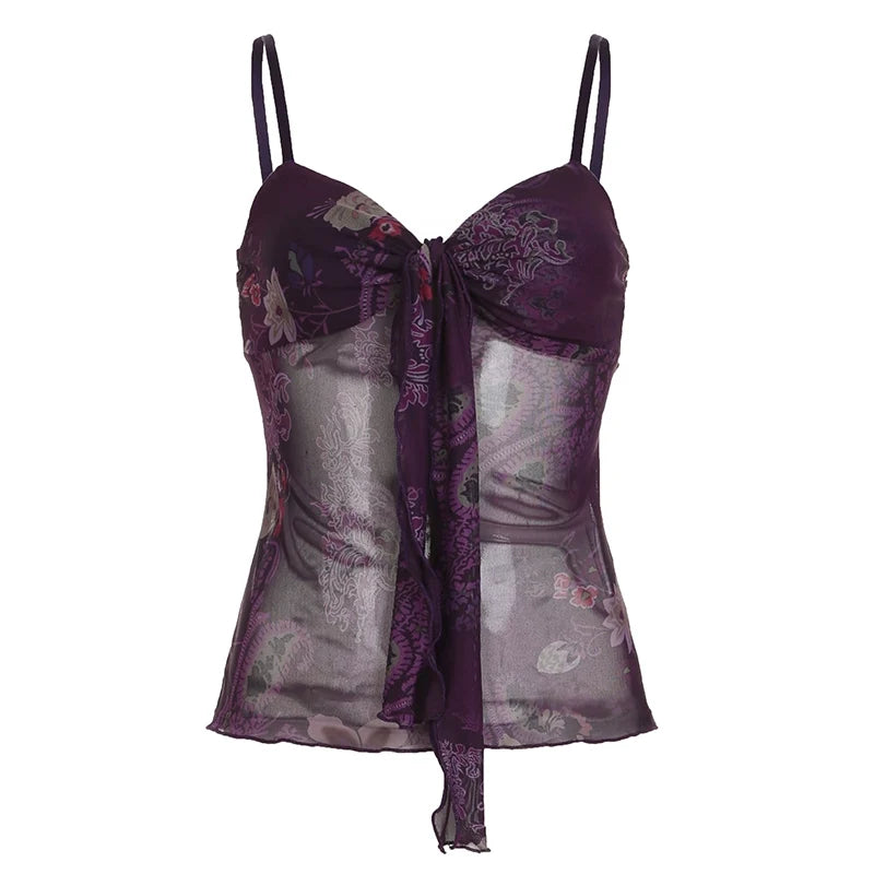 Denali Paisley Ruched Camisole