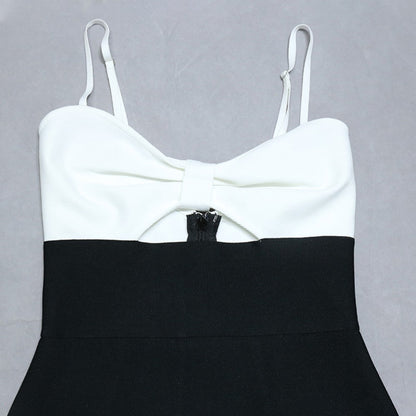 Strappy Sleeveless Midi Cut Out Bandage Dress PZL3010