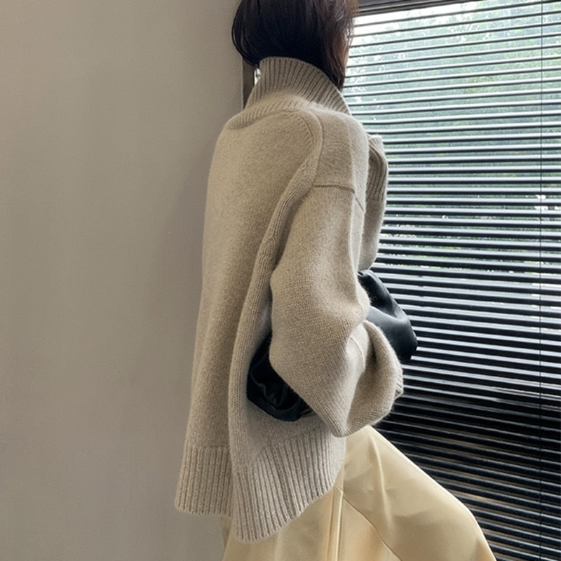 Paride Turtleneck Cashmere Sweater