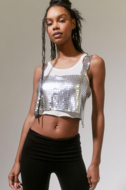 Harlow Metal Stylish Cropped Top