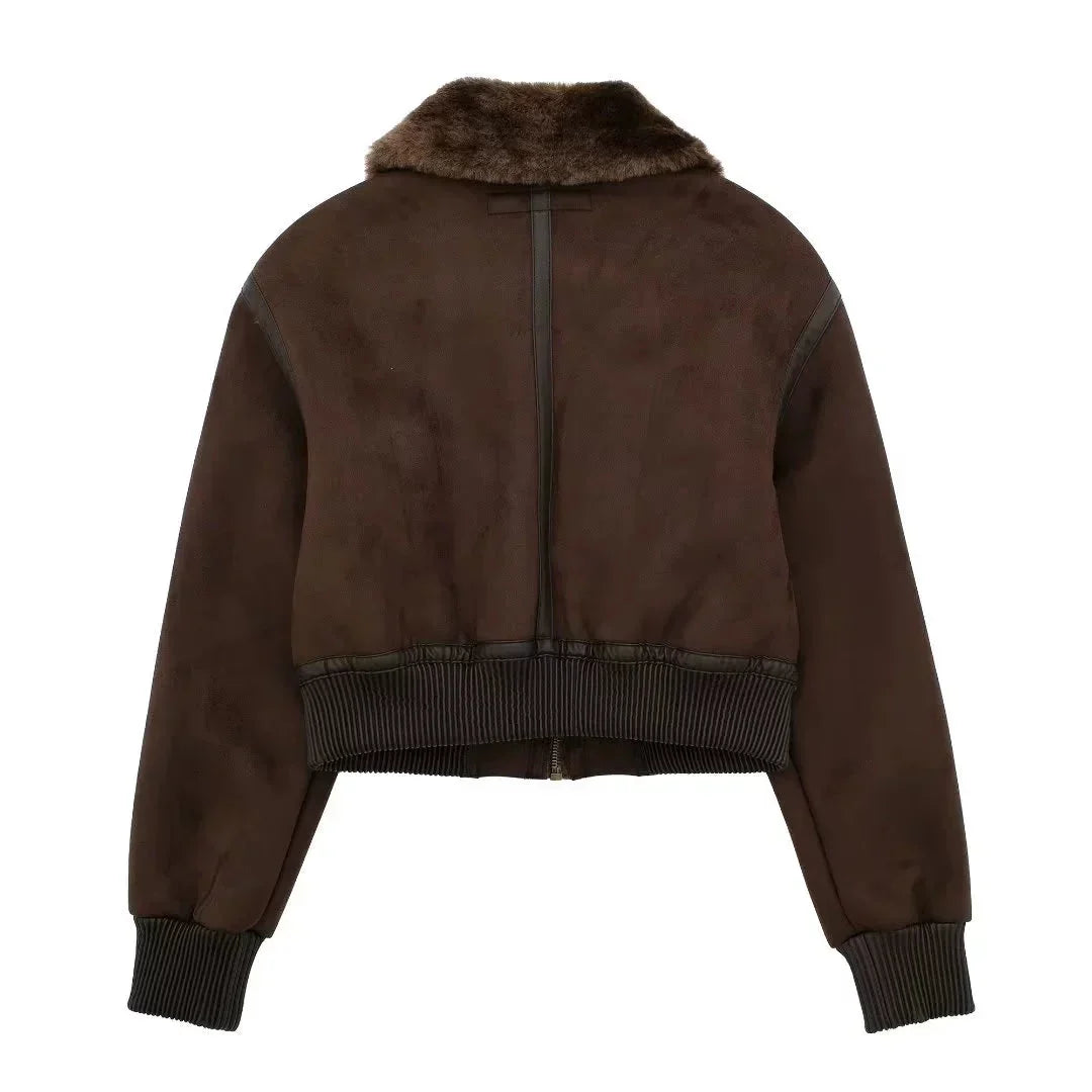 Reed Suede Crop Jacket