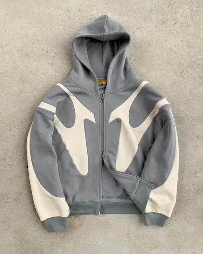 Black Retro Demon Slayer Hoodie
