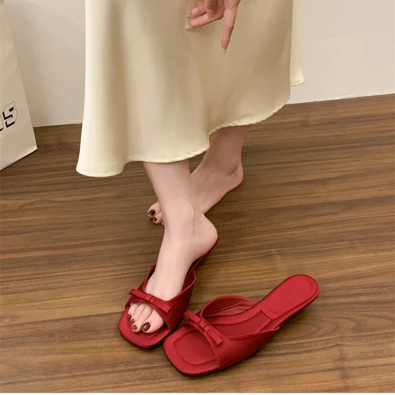 Summer Women Casual Open Toe Slippers Fashion Comfort Wedges Heel Beach Vacation Slides Shoes