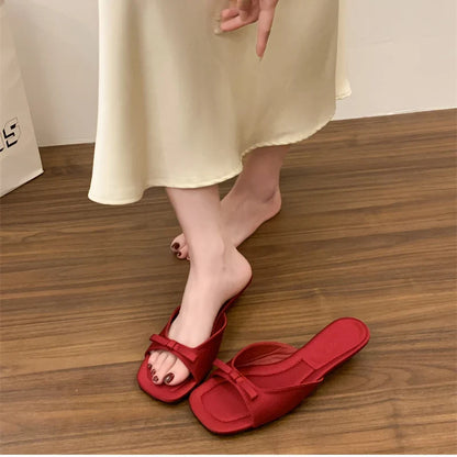 Summer Women Casual Open Toe Slippers Fashion Comfort Wedges Heel Beach Vacation Slides Shoes