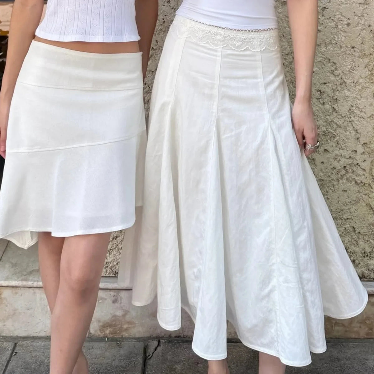 Summer New Hot Selling Fashionable Temperament Elegant Slim Fit Versatile Loose Solid Color Skirt