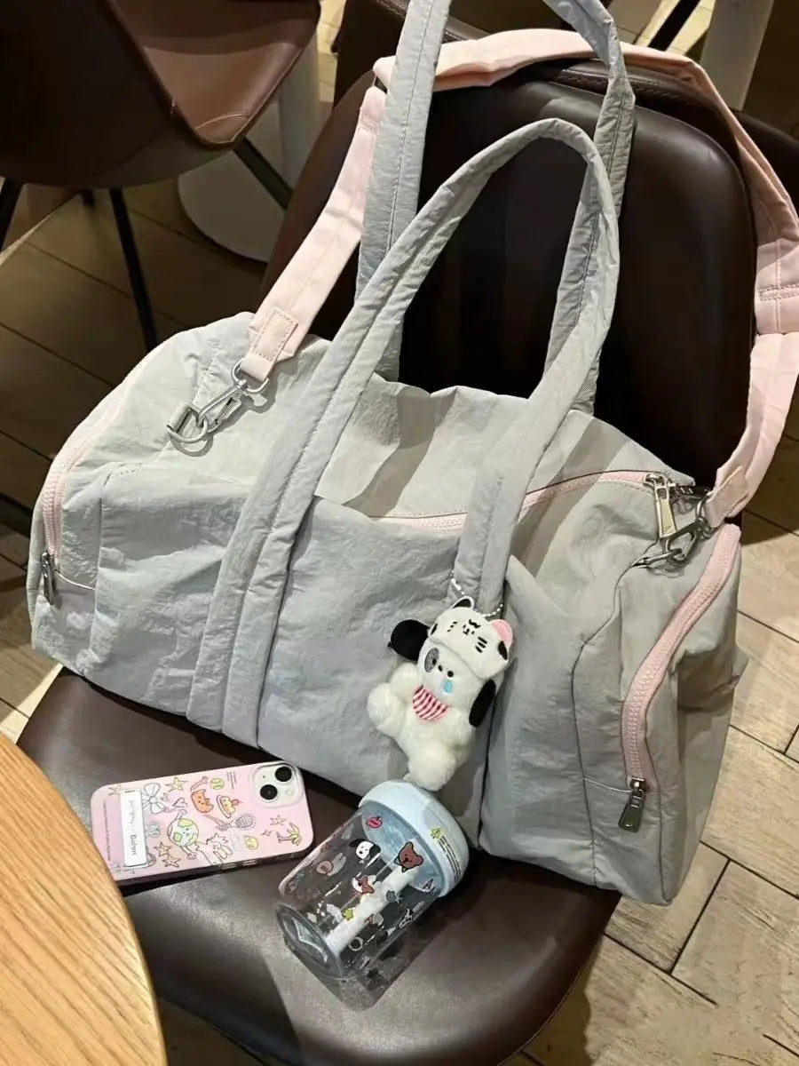 High-capacity Handbag Travel Storage Tote Bags Causal Korean Style Fashion Shoulder Crossbody Bag
