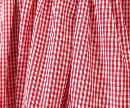 Fashionable Short Red Plaid Dress Women Sexy Backless A-line Mini Summer Halter Dress Vacation Robe 2026