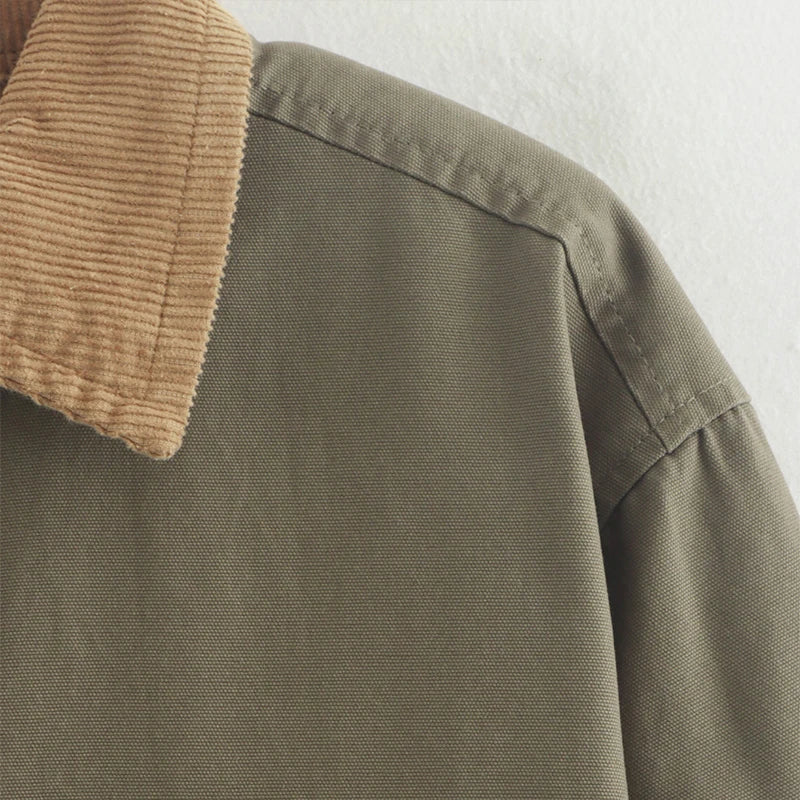 Casual Panelled Pockets Jackets Women Casual Patchwork Lapel Long Sleeves Single Breasted Coat Autumn Lady Loose Outfits