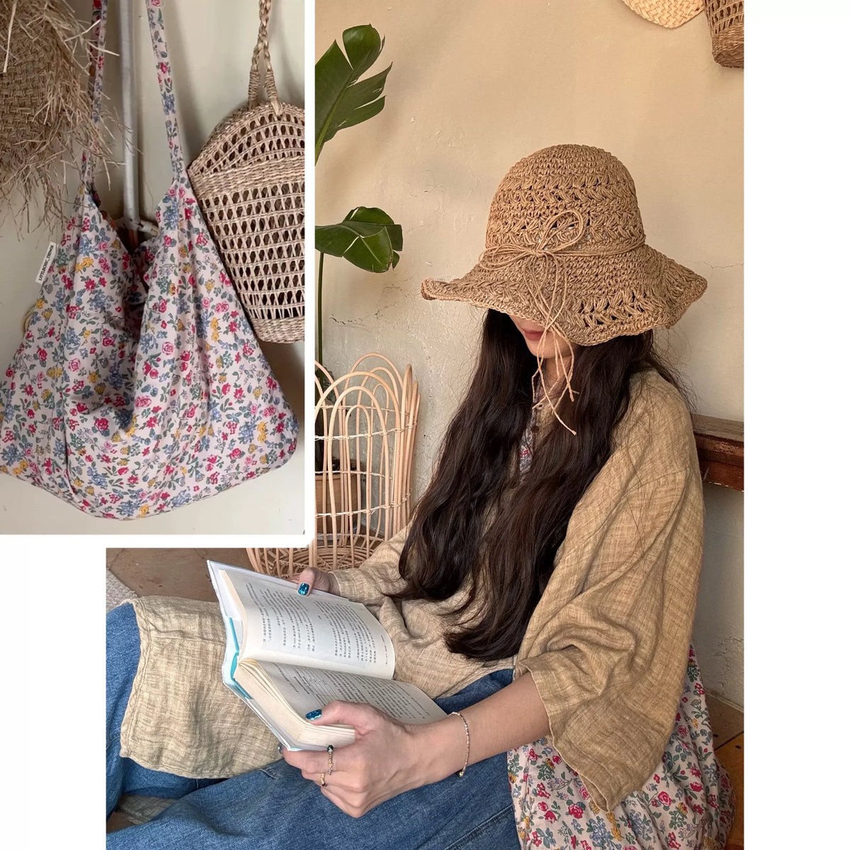 Niche Floral Single Shoulder Crossbody Women's Bag