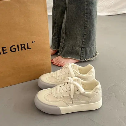 Women Shoes Autumn Casual Female Sneakers Clogs Platform Flats Modis All-Match Wedge Basket Fall Creepers Dress Cute New Su