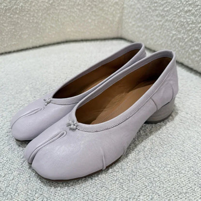 New Fashion Design Tabi Women Handmade Women Flats High Quality Split-Toe Mules Ballet Shoes Zapatos De Mujer