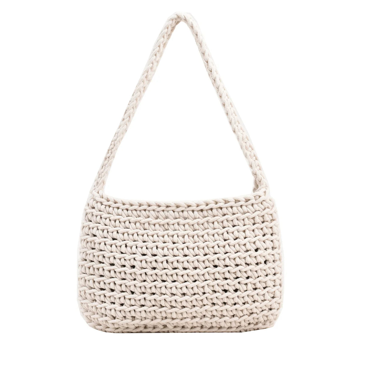 Fashion Versatile Shoulder Bag for Women Handmade Woven Women's Bag with Large Capacity Underarm Bag for Women
