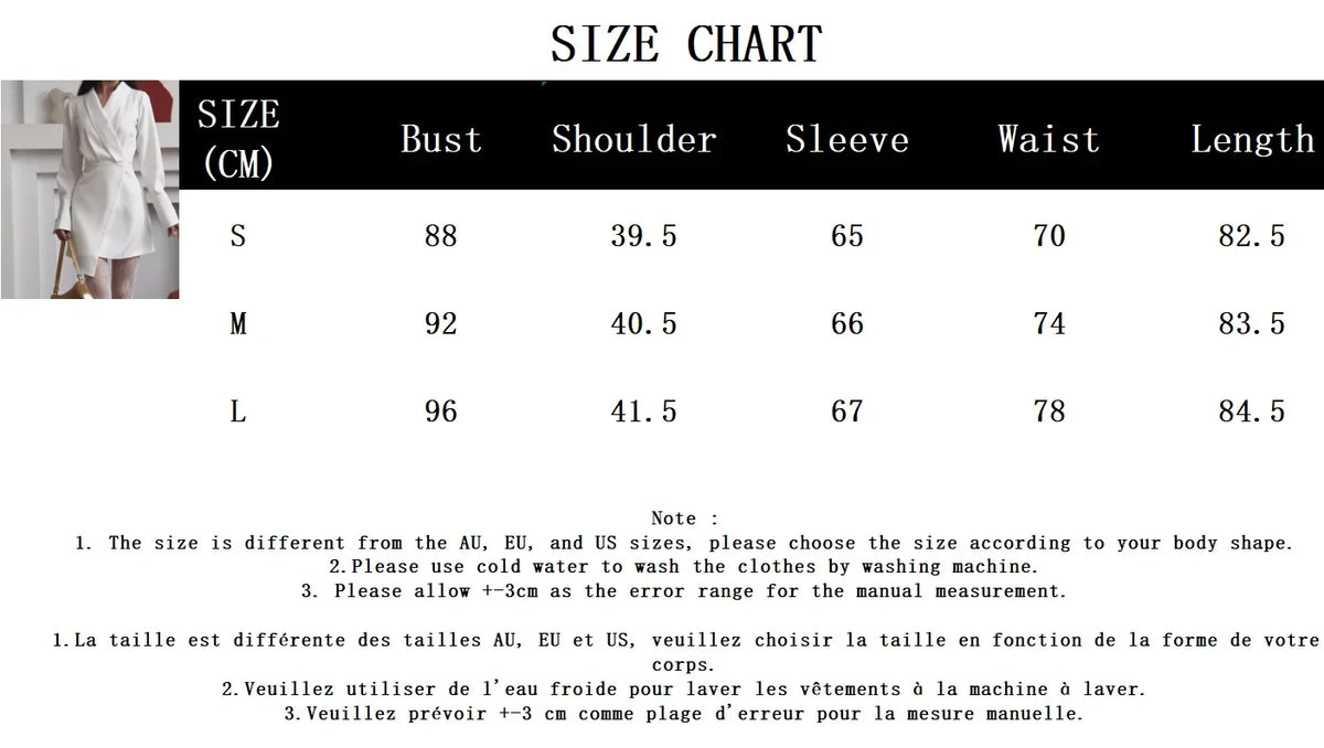 White Irregular Mini Dress Women Spring V Neck Long Sleeve A-line Suit Vestidos Simple Casual Fashion Short Dresses 2025 New