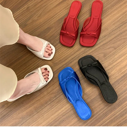 Summer Women Casual Open Toe Slippers Fashion Comfort Wedges Heel Beach Vacation Slides Shoes