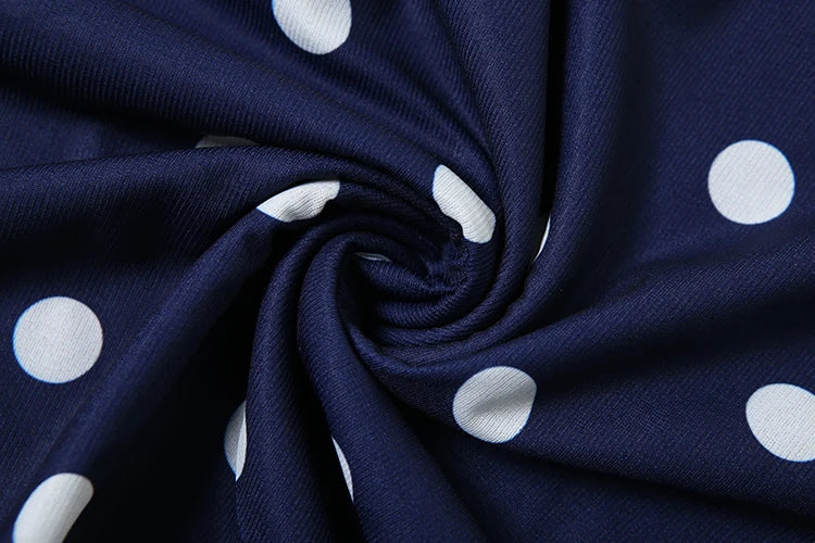 Sexy Polka Dot Print 2-Piece Set Women Halter Bandage Halter Backless Sleeveless Mini Tops+Straight Skirt Matching Suit