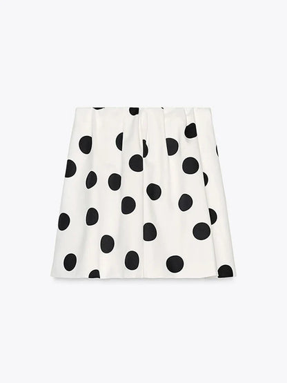 Sexy Polka Dot Women's Top Pants Sets Off Shoulder Backless Tube Top High Waist Straight Pant Female Suit Summer Lady Outfits