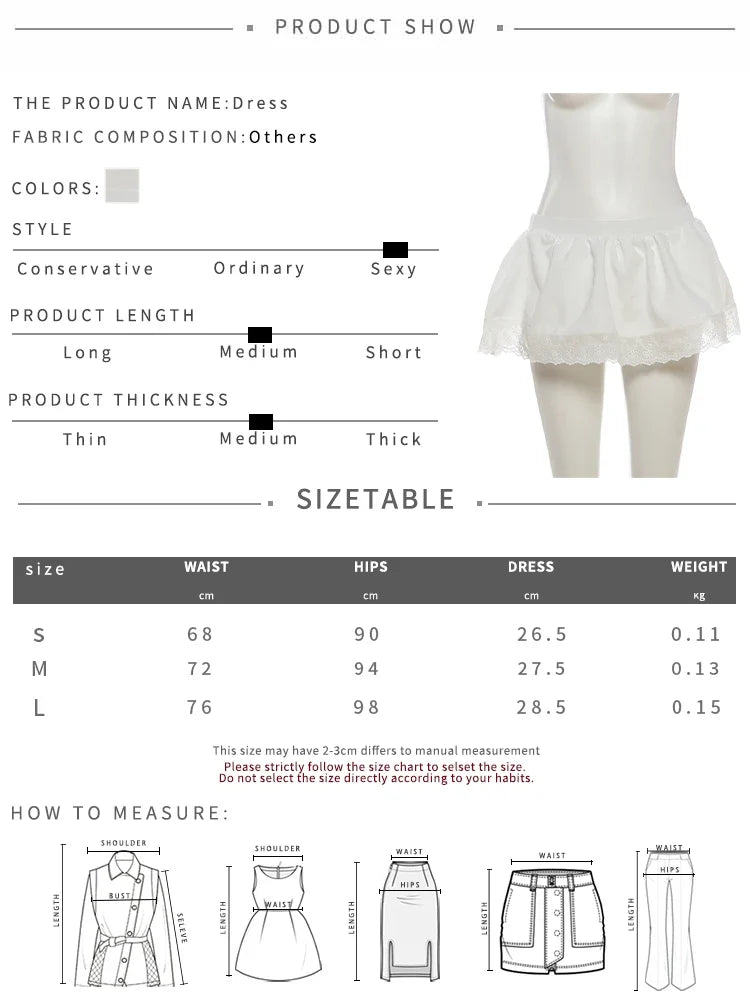 Sexy Y2K 2 Piece Set Women Trend Ruffle Ruffle Backless Tank Tops+Patchwork Skirts Matching Summer Vacation Clubwear