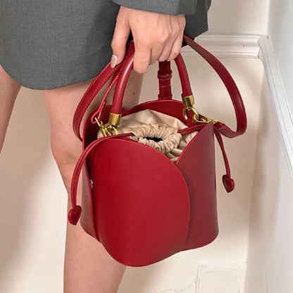 Retro Women Bag Versatile Shoulder Bag New Popular Bucket Bag Crossbody Bag Women Handbag