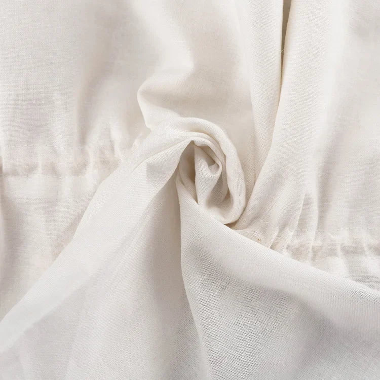 White Ruffle Shorts Sets Square Collar Sleeveless Drawstring Tank Tops+Shorts Summer Casual Simple Suits For Women 2 Piece Set