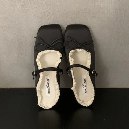 Summer Spring Female Slides Ladies Flats Slippers Shoes Fashion Butterfly-Knot Women Flats Slippers Sandals Shoes Mules