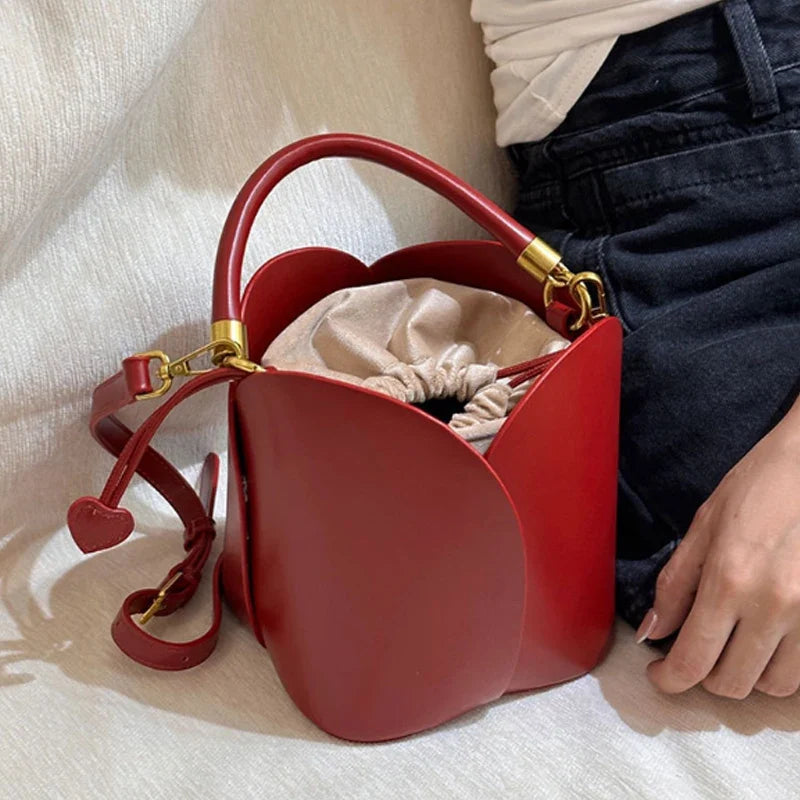 Retro Women Bag Versatile Shoulder Bag New Popular Bucket Bag Crossbody Bag Women Handbag