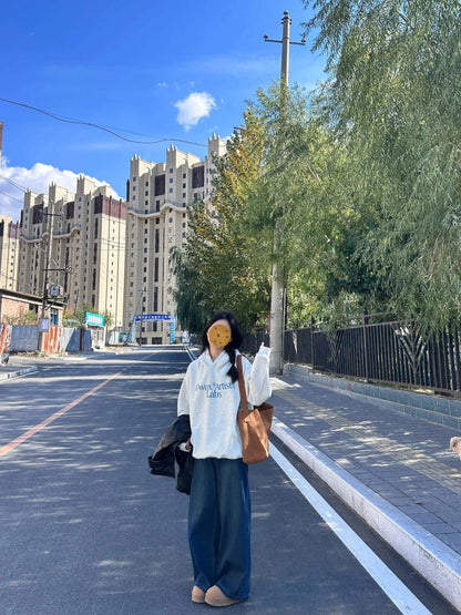 Autumn Winter Korean Niche Suede Single Shoulder Tote Bag with Large Capacity Versatile Commuting Underarm Bucket Bags