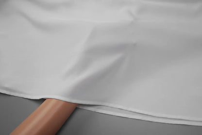 Women's White Maxi Dresses Sexy V-Neck Ruched Patchwork Backless Dress New Summer Elegant Women's Party Dress Vestidos