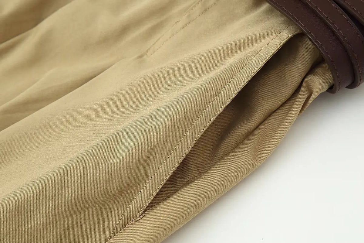 Retro Chic Women's Patchwork Dress Round Neck Sleeveless Belt Pleated Maxi Dress New Fashion Summer Holiday Dress