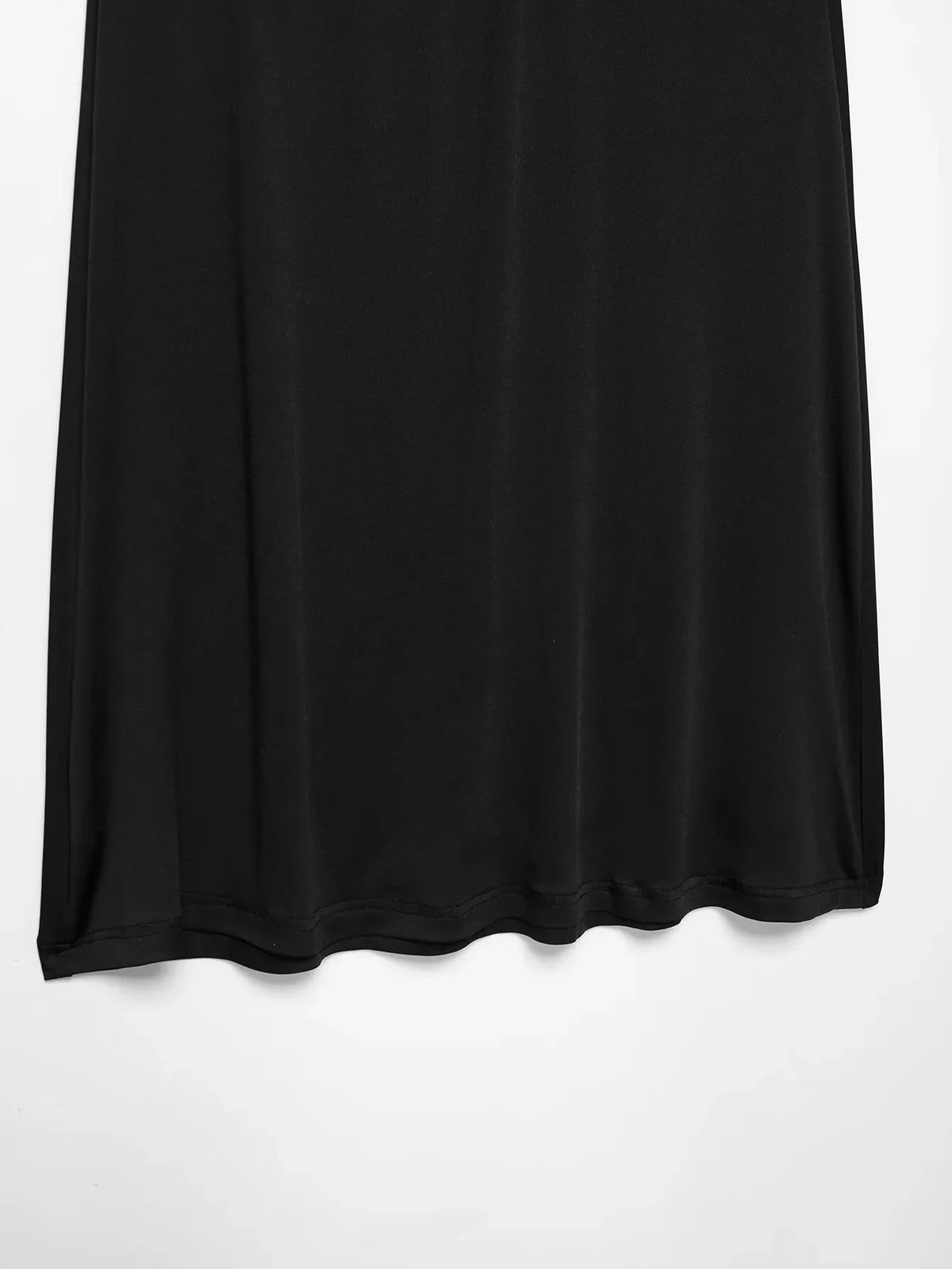 Lace Splicing Mid-Length Skirt Women High-Waisted Fluid Stylish Casual Commuter Skirt Spring Summer New Street Skirt