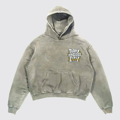 Harajuku Graphic Pullover Hoodie