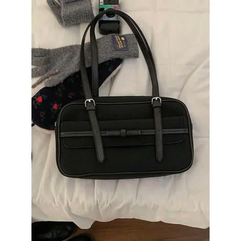 Korean Niche Underarm Bag for Women Autumn Winter New Retro Handbag Large Capacity Commuting Bags